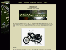 Tablet Screenshot of cb450stuff.com